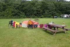 Am Morgen noch schnell alles trocknen