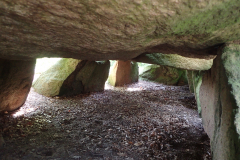 ein imposntes Hühnengrab am Wegesrand