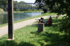 erste Rast auf angelegtem Platz