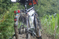 alles musste abgeladen werden