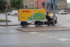 DHL Auslieferung als Radverkehr