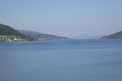 Blick auf Botnhamn vom Ende des Fjords