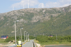 ca. 50 Windmühlen auf dem Bergrücken