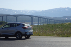 die erste Brücke; rüber nach Tromsø