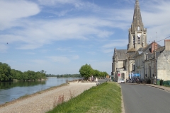 typisches Dorf an der Loire
