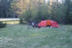 Luxusplatz in der freien Natur