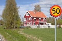 schönes, typisches schwedisches Holzhaus