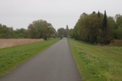 Radroute aus der Stadt raus Richtung Lilienthal