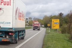 B5 nördlich von Bredstedt ohne Radweg mit Seitenstreifen