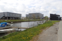 Kolding: moderne Bürobauten am Ende des Fjords