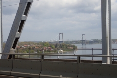 Autobahnbrücke nach Fünen fotografiert von der alten Brücke aus