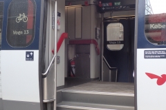 hier musste ich mit meinem 60kg Fahrrad hoch