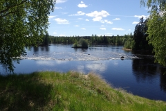 kleine Stromschnelle im Dalälv