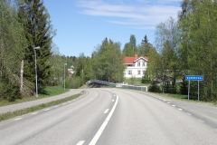 Ortseingang Sundsvall, bitte mal auf die Position des Fotografen achten